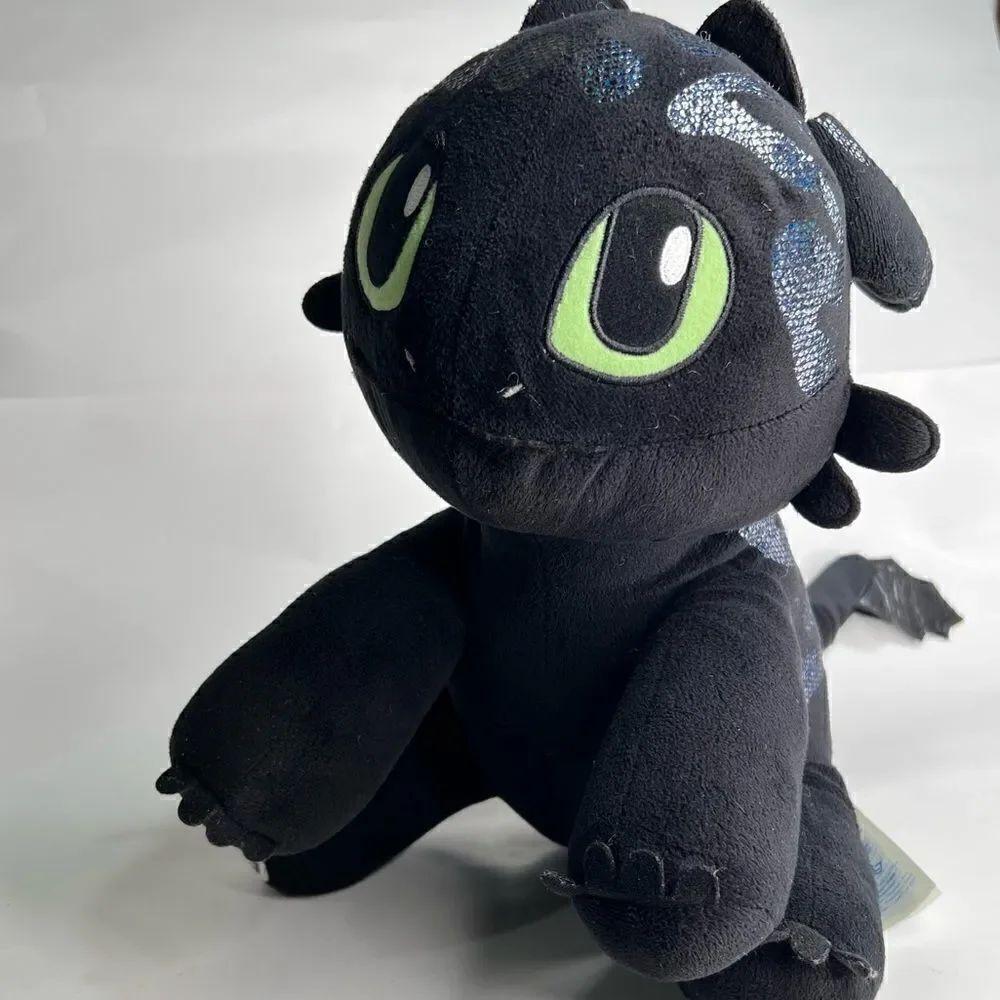 Build-A-Bear Black Dragon How to Train Your Dragon Plush